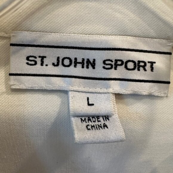St. John Sport White Jacket - Picture 2 of 2